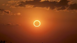 Así fue el primer eclipse solar anular del 2021