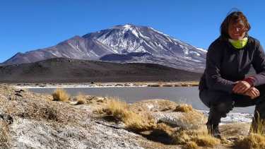 Aldana en Catamarca en el camino de Los Seismiles: volcanes y lagunas en la Cordillera de los Andes. Foto: Por la Tierra y el Mar.