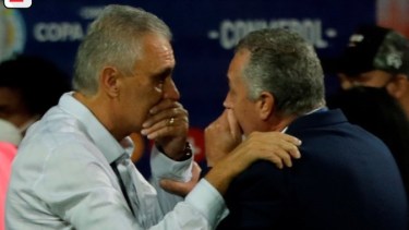 Alfaro elogió a Tité tras el partido por Copa América. 