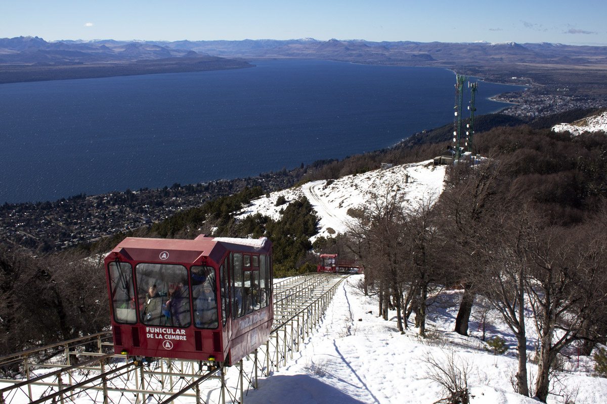 El Teleférico Cerro Otto es uno de los parques de nieve más visitados en Bariloche. Foto: Gentileza Teleférico Cerro Otto