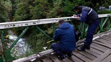 La tragedia ocurrió este miércoles en el puente sobre el arroyo Goye, en Colonia Suiza. (Foto de archivo de Alfredo Leiva)
