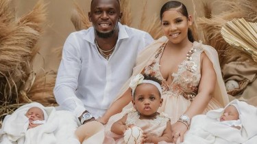 Bolt fue papá nuevamente. 