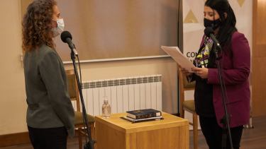 Analía Woloszczuk asumió como defensora del Pueblo de Bariloche. Foto: archivo