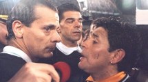 Imagen de Se cumplen 25 años de la última expulsión de Maradona y del cruce con Castrilli