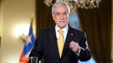 Sebastián Piñera, presidente de Chile. 