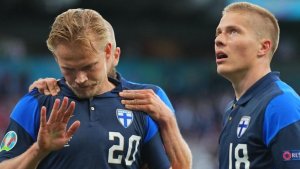 Luego del susto por el desmayo de Eriksen, Finlandia dio la primera sorpresa de la Euro