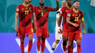 Romelu Lukaku cerró el marcador para Bélgica, que venció 2-0 a Finlandia.