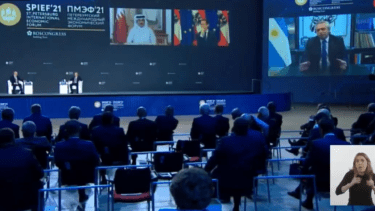 Alberto Fernández participó del Foro Económico de San Petersburgo 2021. 