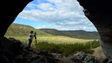 La Cueva Epullán Grande mostró una secuencia de distintos poblamientos en Neuquén. Foto: Gentileza