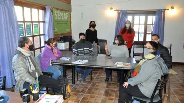 El equipo de la SENAF de Jacobacci articuló acciones y programas para atender la demanda en pandemia. Foto: José Mellado.