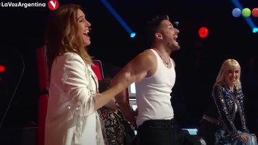 La Sole y un pícaro ida y vuelta con un participante de La Voz. 