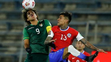 Moreno Martins marcó el gol de Bolivia en el empate que consiguió en Chile. 