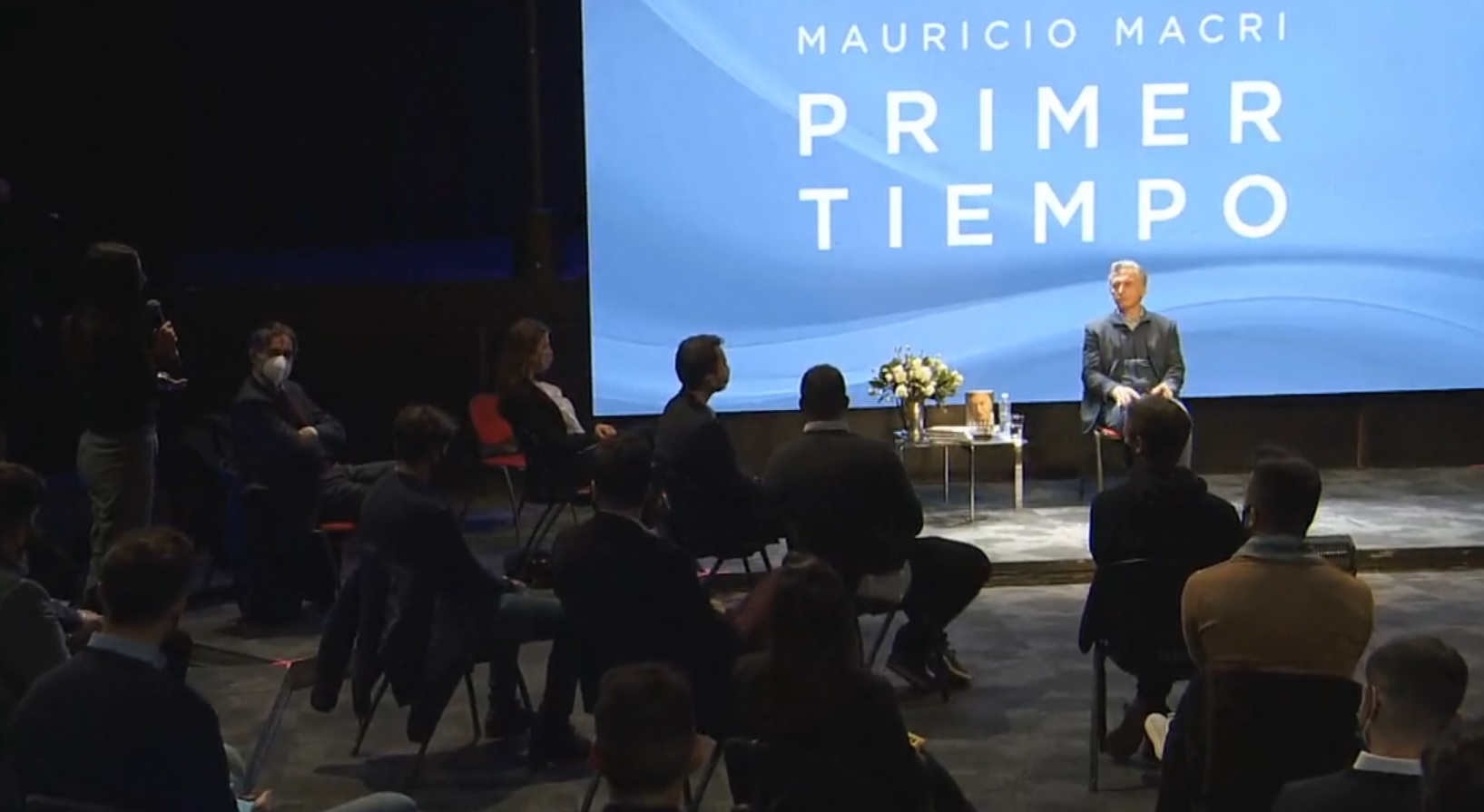 Macri visitó Mendoza para presentar su libro. Foto: gentileza 
