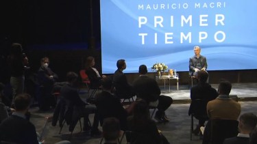 Macri visitó Mendoza para presentar su libro. Foto: gentileza 