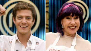 Gastón y Georgina, los finalistas de MasterChef. 