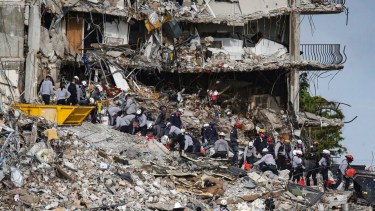 Derrumbe en Miami: ya son 12 las víctimas fatales. 