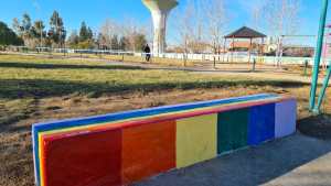 En el Día del Orgullo flameó la bandera multicolor en Cutral Co
