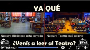 La Biblioteca Sarmiento propone una sala de lectura en el teatro