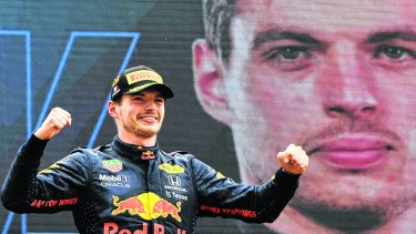 Verstappen viene de ganar la semana pasada en Francia y es el puntero en el campeonato de la Fórmula 1. Foto: AP