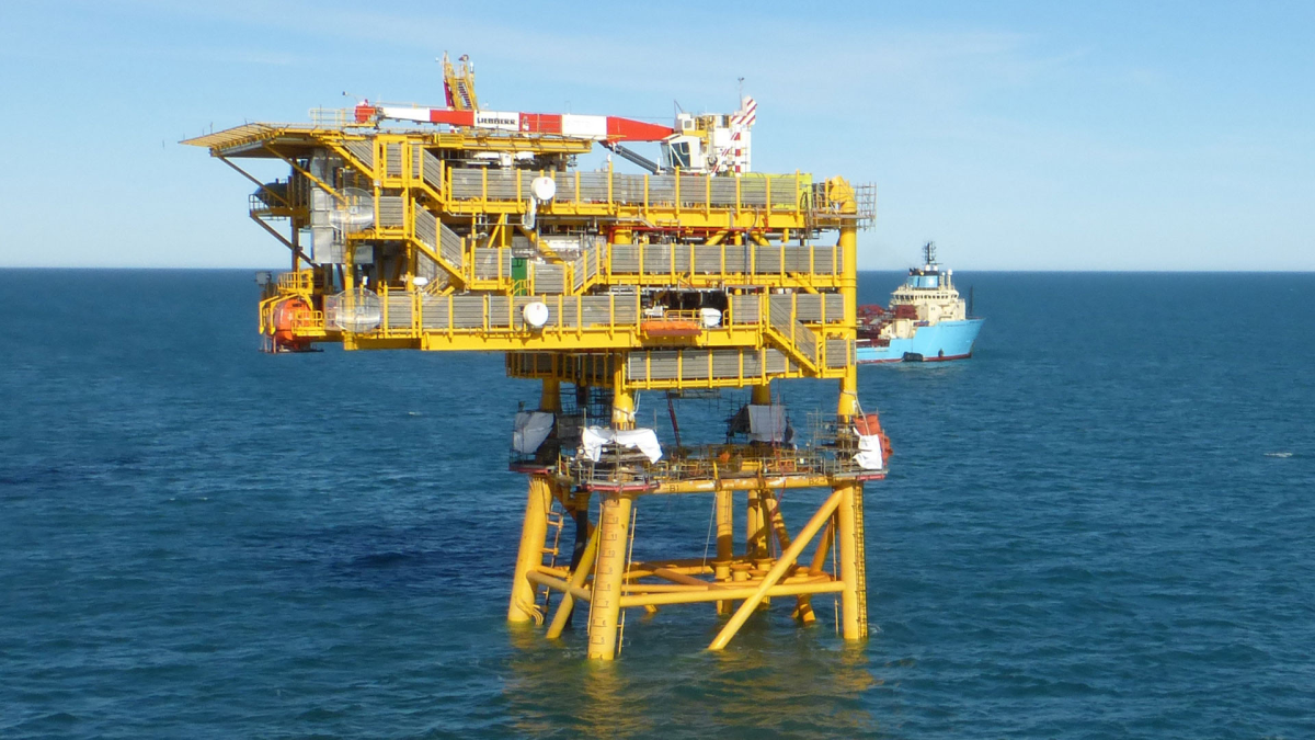 La plataforma offshore aporta unos 10 millones de metros cúbicos de gas por día. (Foto: gentileza)