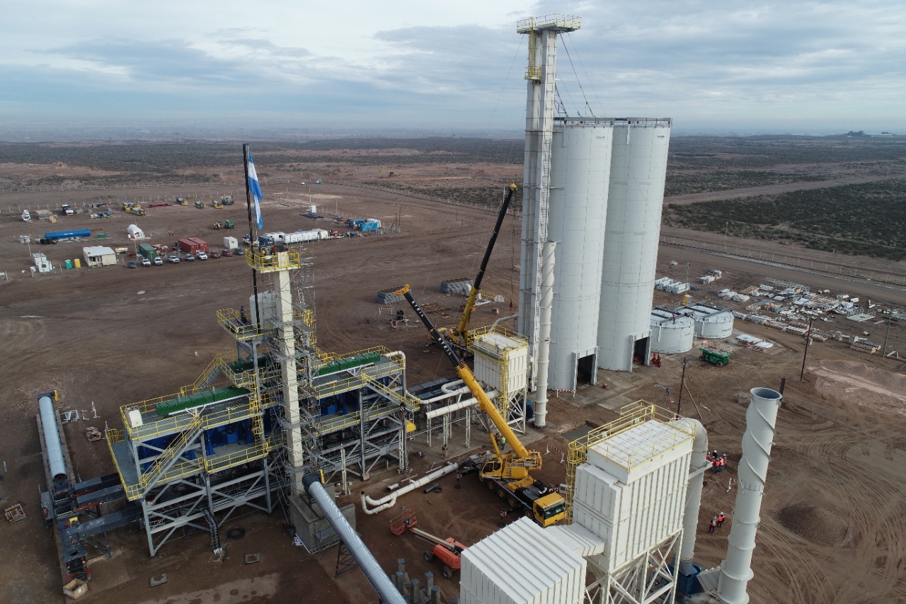 La planta se está instalando en el parque industrial de Allen. Foto gentileza.