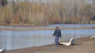 La ola polar aumentó la demanda energética en todo el país e impulsó el aumento de los caudales del Limay. Foto: Yamil Regules. 