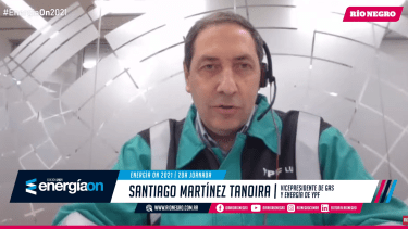 El vicepresidente de Gas y Energía de YPF, Santiago Martínez Tanoira, participó de las octavas Jornadas de Energía de Río Negro. 