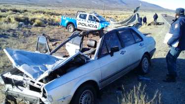 Así quedó el vehículo luego del accidente. (Entrecordilleras)