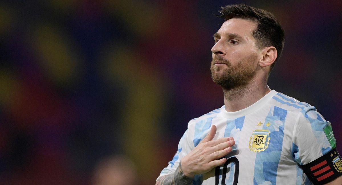 Lionel Messi, capitán de la selección argentina de fútbol. 