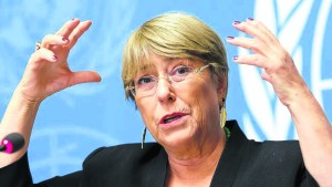 Bachelet planteó en la ONU su preocupación por los Derechos Humanos en Formosa