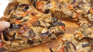 Tarta integral de berenjenas