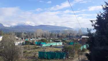 El barrio Luján está ubicado al norte de El Bolsón. Un predio de 13 hectáreas fue otorgada a Roberto Fardo en 1975 para que cultive plantas aromáticas. Foto: gentileza