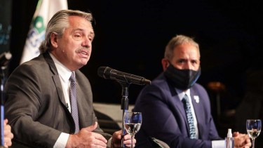 El presidente cargó contra la oposición y contra Mauricio Macri en particular. 