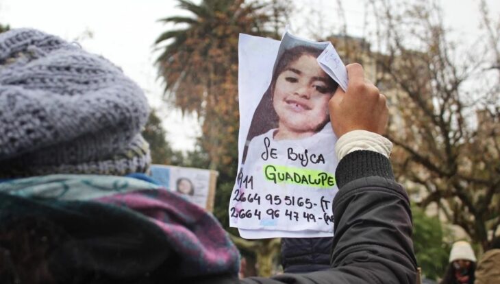 Desde la desaparición de la niña, en San Luis, se realizaron diversas movilizaciones para exigir que se la encuentre con vida.