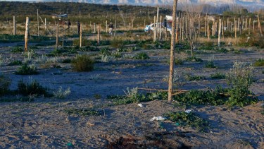 Pinilla cayó muerto a unos cincuenta metros de la casa donde horas antes habían compartido un encuentro los dos hombres. (foto: Juan Thomes)