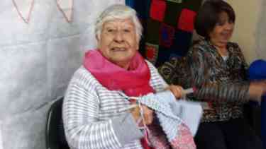 Elvira dedicó buena parte de su vida a la tarea social en el Hogar de San Cayetano. (foto: gentileza)