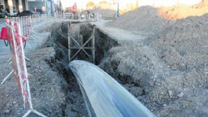 Último tramo para una obra cloacal clave en la calle Bolivia de Roca