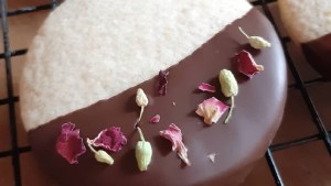 Galletas de mandarina y chocolate