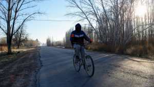 En la zona rural de Roca, la mínima superó los 9° bajo cero