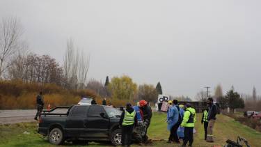 Está grave el conductor de Allen que chocó esta mañana en la ruta 22