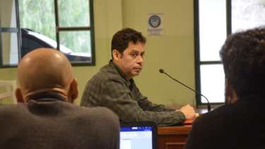 Juan Manuel Pincheira declaró ayer sobre el secuestro y la desaparición de su padre. (Yamil Regules)