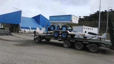 El Complejo Pino Hachado recibió una máquina para sacar nieve (Complejo Fronterizo Pino Hachado)