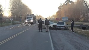 Triple choque en la Ruta 22 a la altura de J.J. Gómez