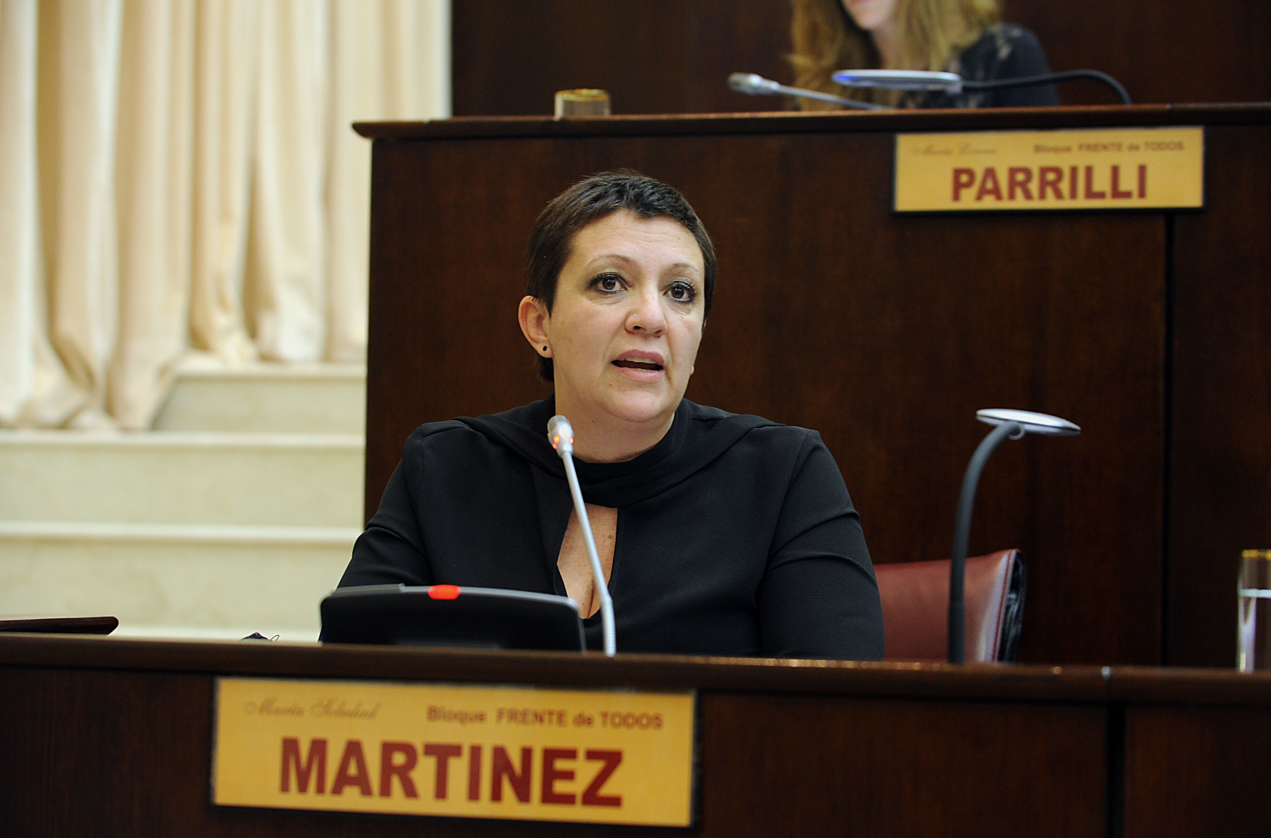 Soledad Martínez, una de las pocas que fundamentó su voto contra una candidata a jueza. (Gentileza)