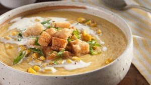 Probemos con una sopa crema de choclo