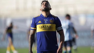 Carlos Tevez fue, hasta ahora, el capitán de Boca. Se iría antes de los octavos de final de la Libertadores.