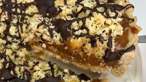 Tarta coco – tofi para acompañar con la infusión que quieras
