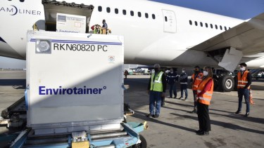 Esta semana habrán arribado a la Argentina 4.320.500 dosis.