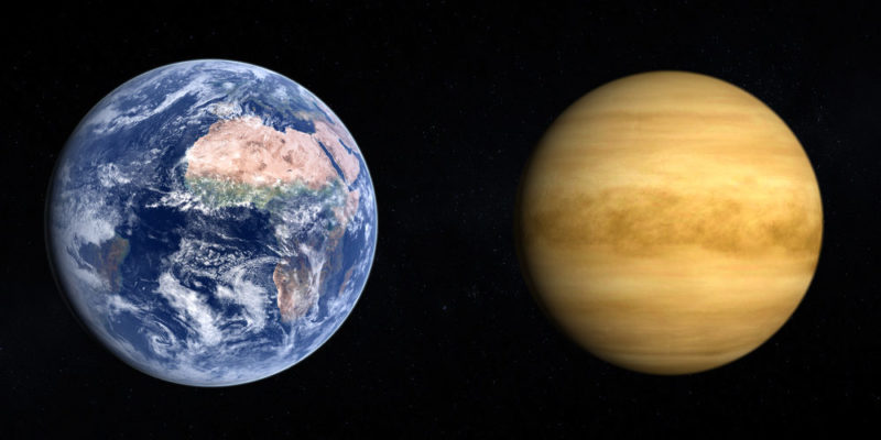 Venus, el planeta más caliente del sistema solar.
