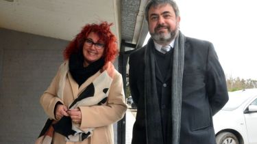 La barilochense Cecilia Criado y el  viedmense Sergio Ceci fueron los elegidos para el STJ. Foto : Marcelo Ochoa